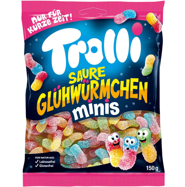 Trolli - Saure Glühwürmchen Minis 150g